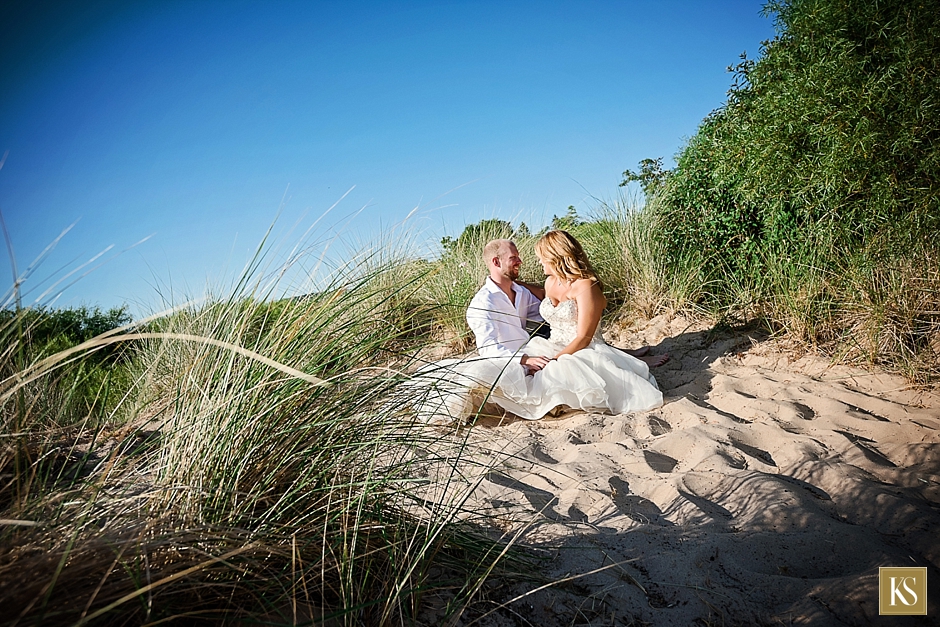 Lake Michigan Wedding Pictures, Kellie Saunders Photography